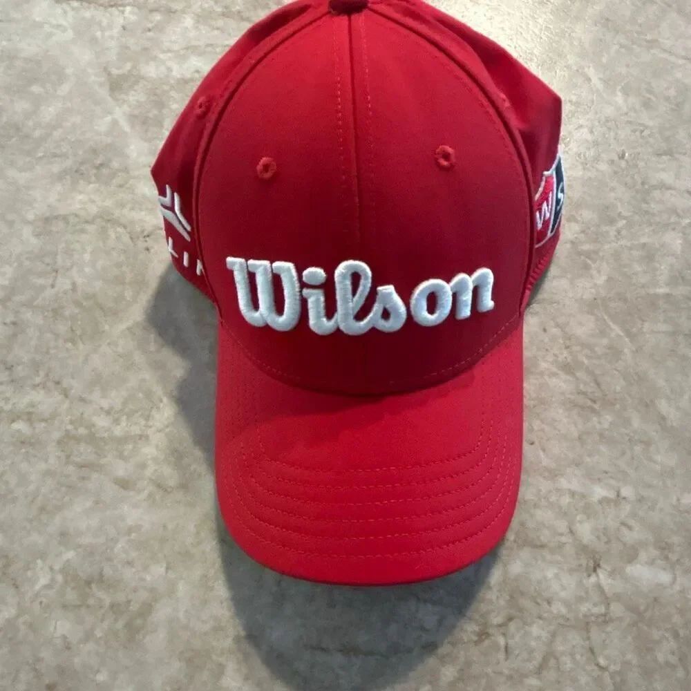WILSON Red Flex Fit Hat